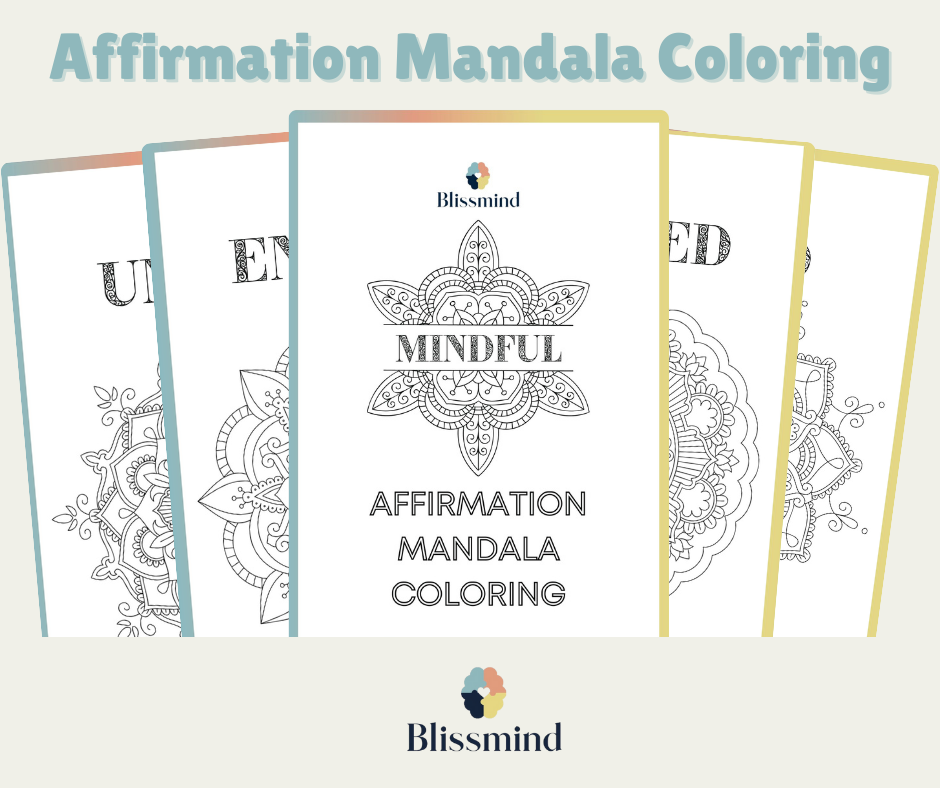 Mandala Affirmation Sheets (15 Sheets)