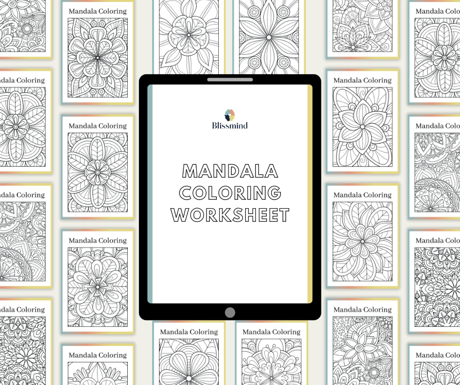 Mandala Coloring Worksheet (15 Sheets)