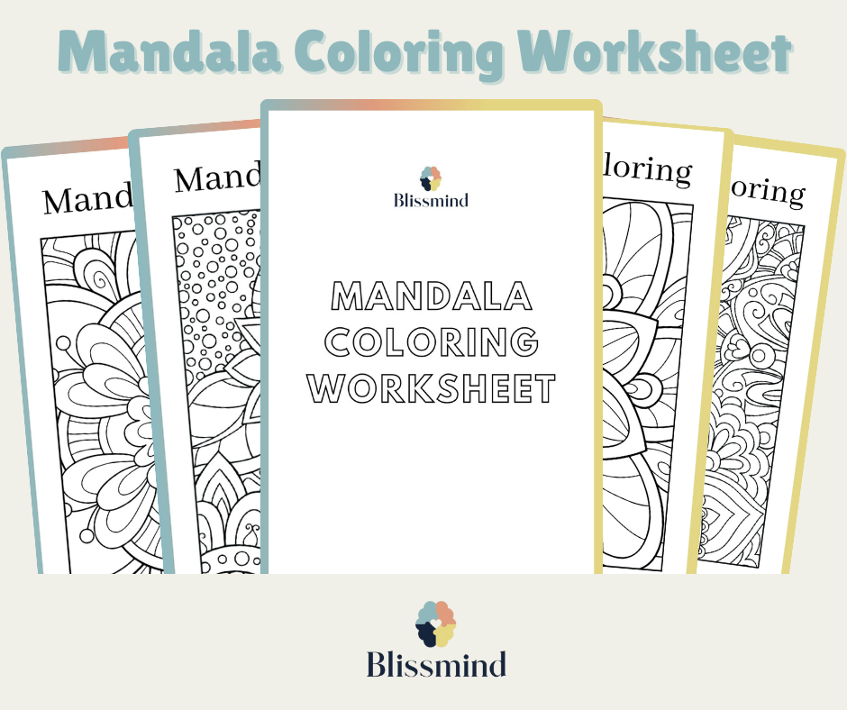 Mandala Coloring Worksheet (15 Sheets)