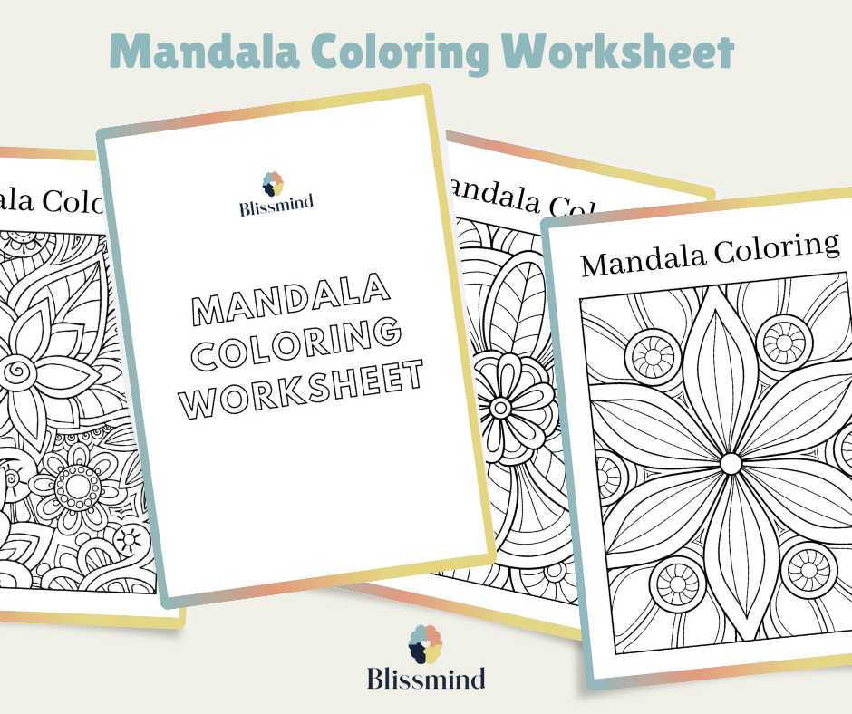 Mandala Coloring Worksheet (15 Sheets)