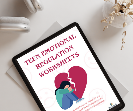 Teen Emotional Regulation Worksheets – Digital Download (15 Sheets, 30 pages)