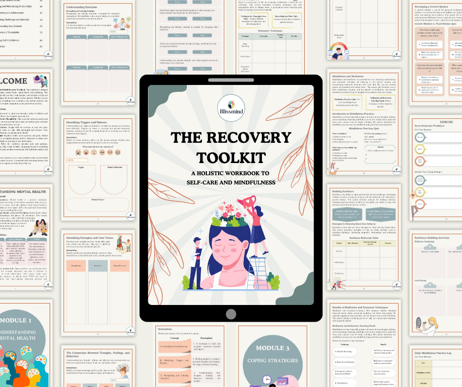 THE RECOVERY TOOLKIT: A Holistic Workbook to Self-Care and Mindfulness (Digital Only)