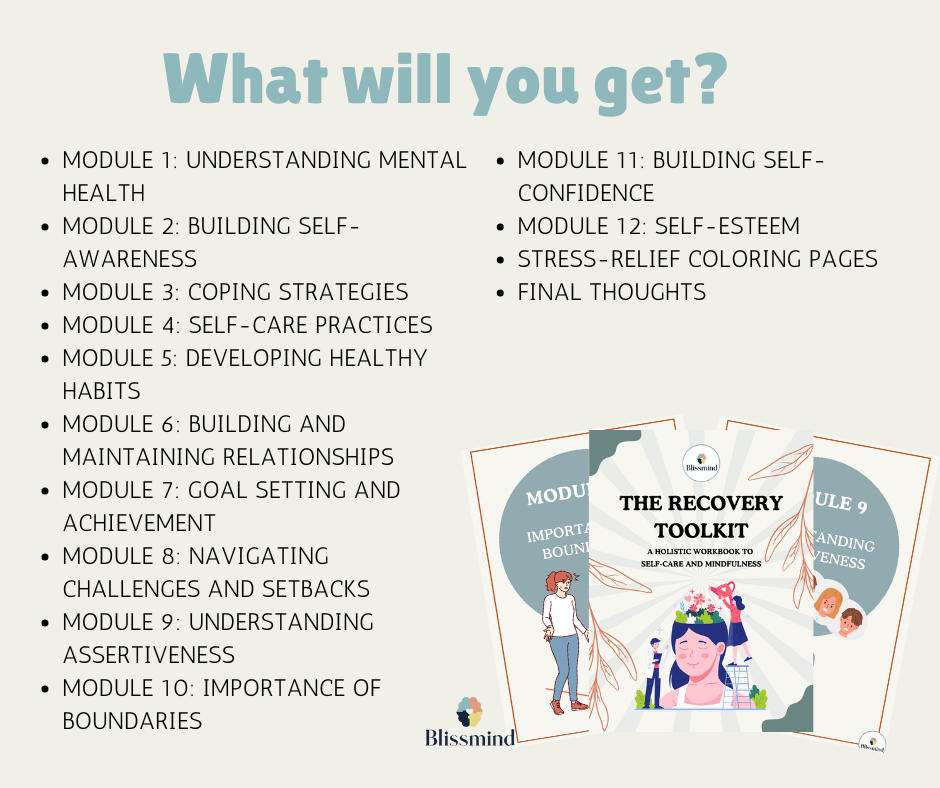 THE RECOVERY TOOLKIT: A Holistic Workbook to Self-Care and Mindfulness (Digital Only)