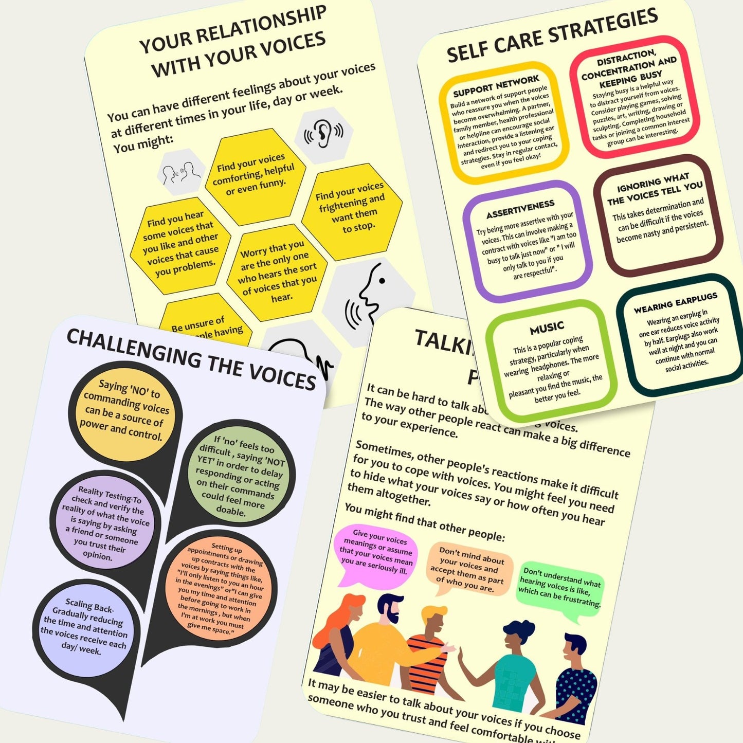 Hearing Voices Coping Cards