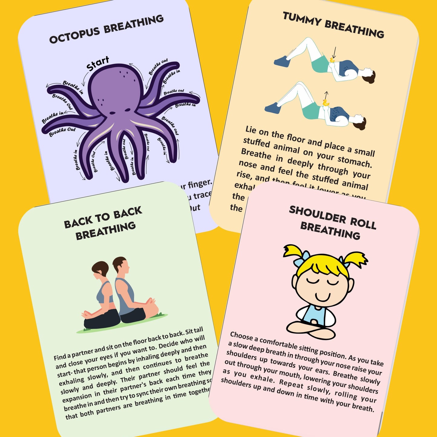 Mindfulness Breathing Cards