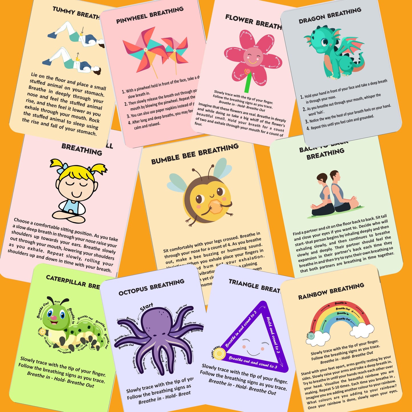 Mindfulness Breathing Cards